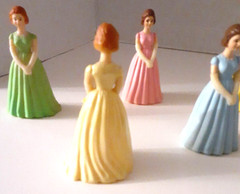 Vintage Debutante Formal Dress Gloves MCM Birthday 60s Cake Topper Hong Kong 3″