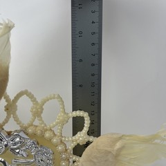 Vintage 25th Wedding Topper 1950’s USA Featuring Two Doves Yellowed But Gorgeous