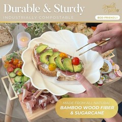 Sophistiplate Eco-Friendly Compostable – Of Bamboo Wood Fiber And