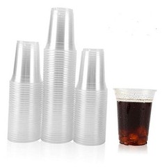 100 Pack 14 Oz Water Cups – Disposable Clear Plastic Cups