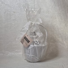 Celebrate It Occasions White Fabric Checked Flower Basket Wedding Romantic