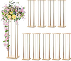 Elegant 31.5″ Tall Metal Flower Centerpiece for Weddings & Events