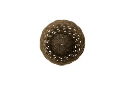 Hand Made Philippine Natural Coco Midrib Round Gift Baskets, Bread Roll Baskets,