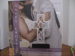 The Unity Cross Pearlescent Wedding Centerpiece Christian Limited Edition NIB