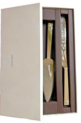 Vera Wang Love Knots Bridal 🥂Silver Plated Cake Knife & Server Set NIB 🌸