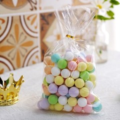 100 CLEAR 6×10″ Cellophane TREAT BAGS Twist Ties Wedding Party Gifts Decorations