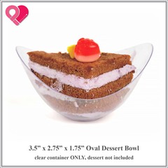 720 Bulk Acrylic Plastic Clear Stackable Dessert Candy Favor Bowl Plate Cup Box