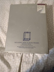 Royal limited silver wedding mini album frame holds 80 4 by 6 photos