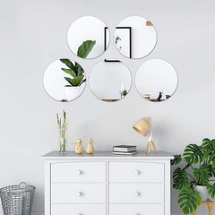 12 Pcs 14 Inch round Glass Mirrors for Centerpieces Table Decorations | 14″ Circ