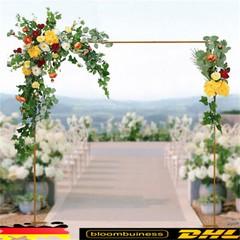 Wedding Ceremony Arch Backdrop Square Metal Stand Flower Balloon Frame Decor
