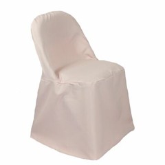 YCC Linens – 6 Pack Polyester Folding Chair Covers for Standard Folding Chairs