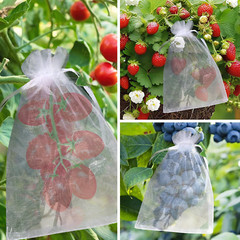 100Pcs Organza Bags, White 4X6(10X15Cm) Satin Drawstring Organza Pouch Wedding P