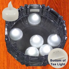 12X Waterproof LED Floating Tealight Flameless Candle Wedding Party WHITE FREESH