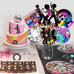 26pcs 1970s Disco Fever Party Centerpiece Sticks 70s Disco Party Decorations …