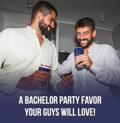 Bachelor Party Favors Can Coolers (pack) Groomsman Gift for Wedding I Team 7