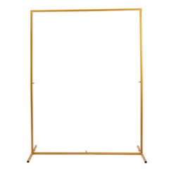 Wedding Arch Metal Rectangle Backdrop Stand Flower Balloon Frame Event 2m*1.5m