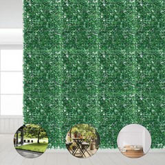 12 Pack Artificial Boxwood Wall Hedge Mat PE Privacy Fence Grass Panels 40*60cm
