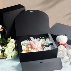 15 PCS Gift Boxes W/ Lids 10.6 x 7.8 x 3.1 Inches Bridesmaid Gift Boxes Black