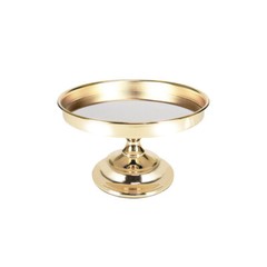 Gold Cake Stand,8 Inches Round Cupcake Stands Metal Party Dessert Display Stand