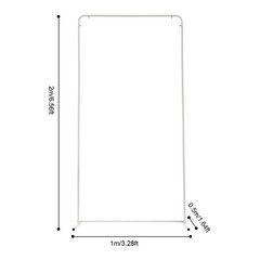 Sturdy Iron Wedding Backdrop Stand With Cloth Cover for DIY Decor