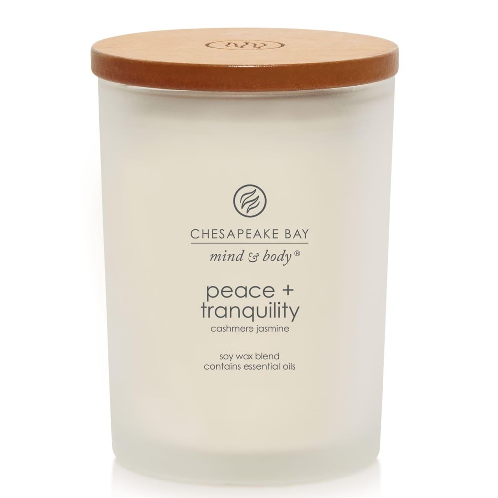 Chesapeake Bay Candle Scented Candle Cashmere Jasmine Medium Jar Home Dcor