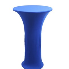 60/70/80cm Cocktail Table Cover Spandex Cloth for Wedding Party Meeting Decor