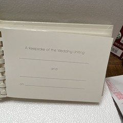 Hallmark Our Daughter’s Wedding Slip-In Spiral Photo Album 4×6 Ivory