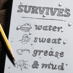 Rite In The Rain Weatherproof Top-Spiral Notebook, 4″ x 6″, Black Cover, Univ…