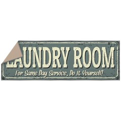 20×59 Inch Laundry Room Rug NonSlip Runner Mat StainResistant Entryway Blue