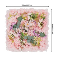 16* Flower Wall Panels, Artificial Flowers Wall Decoration For Party Decoration