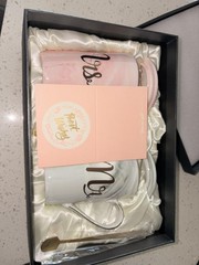 Elegant 50th Anniversary Mug Set for Couples – 14oz Gold Accented Gifts