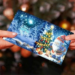 Diamond Painting Greeting Cards, 5D Rhinestone Art Greeting Card for Hochday …
