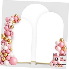 Arch Covers Set of 3(7.2FT+6.6FT+6FT), Stretchy Spandex 7.2+6.6+6 FT White