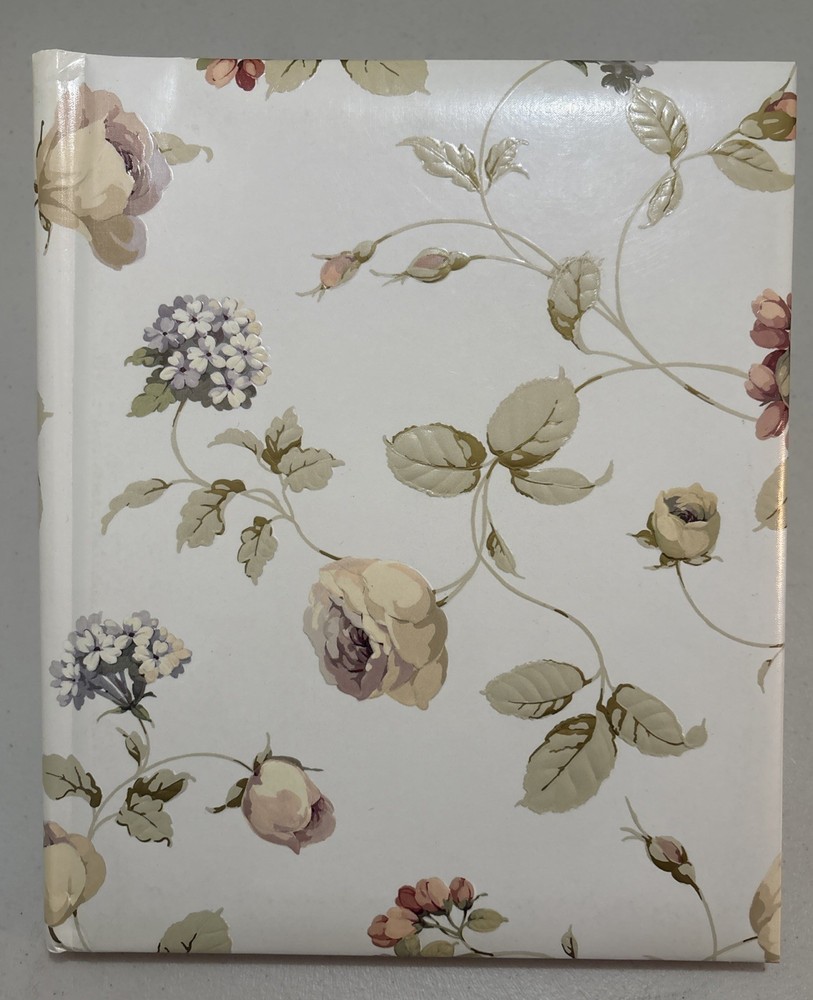 HALLMARK Wedding Keepsake Album Photos Records Floral Embossed *NOS