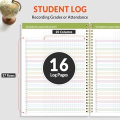 Teacher Planner 2026-2027 Academic Year, Lite Lesson Planner Book with Marble