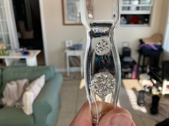Vintage Depression Glass Fruit and Cake Knife Without Box