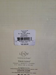 Lenox Wedding Photo Frame 8 x 10 True Love American By Design Bride Groom NIB