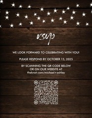 Personalized Boots & Roses Wedding Invitations Digital or Printed (Price for 50)
