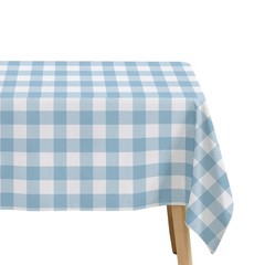 Suhelkit Light Blue Gingham Party 55 inches x 86 inches, Multi Color