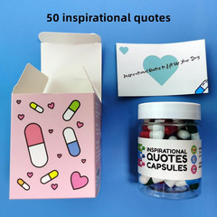 Inspirational Quotes in Capsules Gifts for Women Unique Self Care Positive Affir