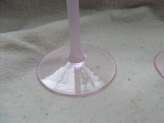 Elegant Art Glass Wedding Champagne Toasting Glasses Crystal – New were $200!