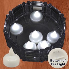 18 X Waterproof LED Floating White Tea Light Flameless Candle Wedding Party Xmas