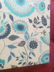 Most elegant guest book for all occasion. 36 pages. Gallison NY. 10.25″×8″.