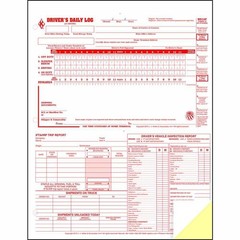 J. J. & Inc. 5-In-1 Driver Daily Log 3 Pack Shrinkwrapped