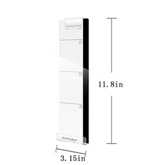 MINSA Fashion Multifunction Utility Acrylic 11.8×3.1×0.8inch, Phone Holder