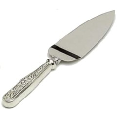 Mullingar Pewter Cake Server Stainless Steel and Pewter Celtic Design 19.5″