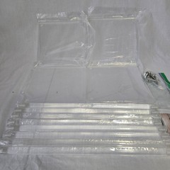 Clear Acrylic Tabletop Center Piece for Flowers New See Photos / No Flowers