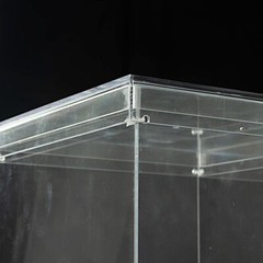 46×12 in Clear Plexiglass Connector Plate for Rectangular Pedestal STANDS Party