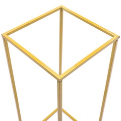 Elegant Gold Wedding Flower Stand – Durable, Reusable, Easy To Assemble