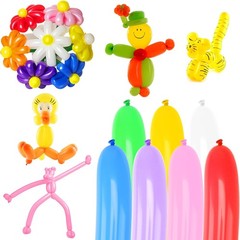 100Pcs 260 Balloons qualatex with 1 100pcs 260 Long With 1 Hand Pump